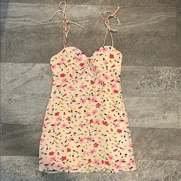 Princess Polly corset floral mini dress - Picture 1 of 5